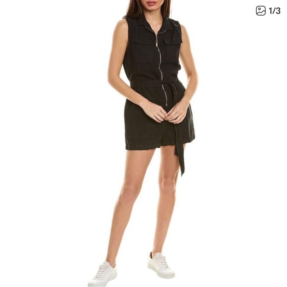 Bella Dahl Zip Front zip  romper size Large